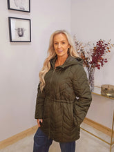 Load image into Gallery viewer, PCJASMIN Quilted Jacket - Forest Night
