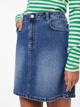 Load image into Gallery viewer, PCPEGGY Skirt - Medium Blue Denim
