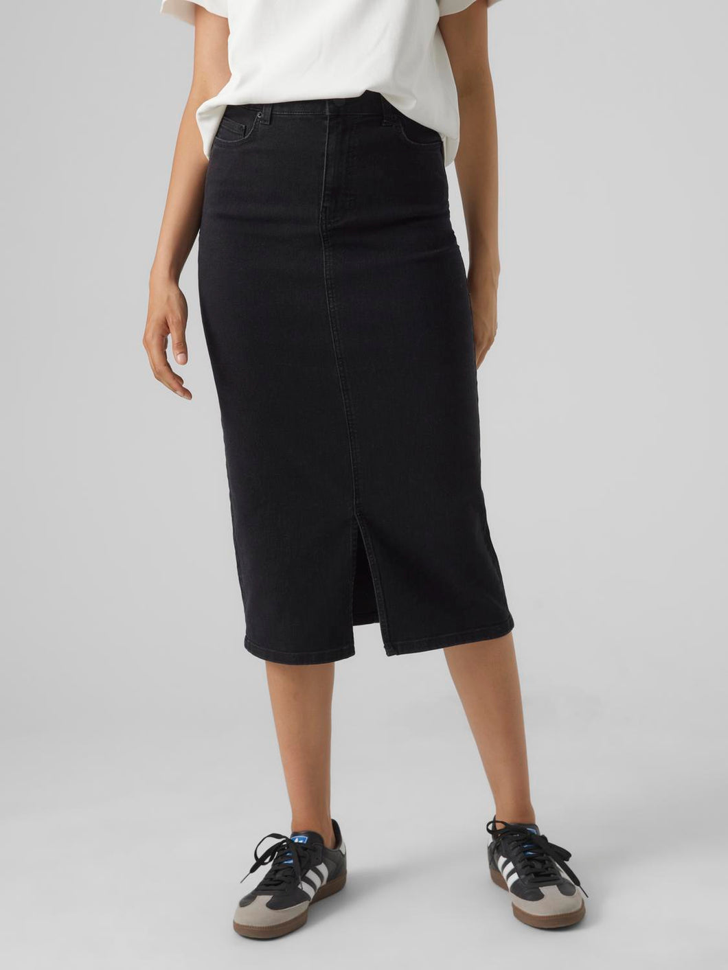 VMLINA Skirt - Black Denim
