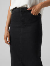 Load image into Gallery viewer, VMLINA Skirt - Black Denim

